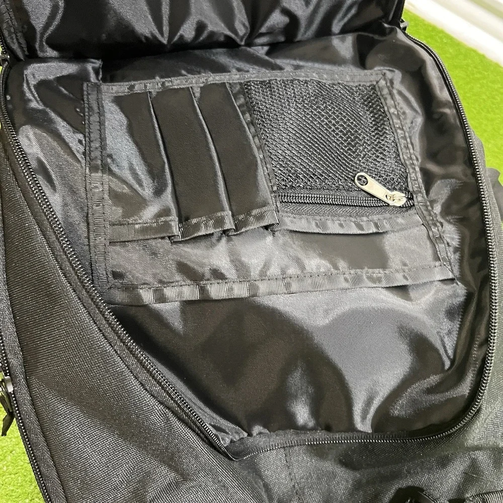 Texas A&M Backpack Black Embroidered Aggies Laptop‎ Bag NWOT Block T Padded